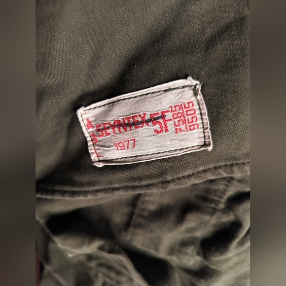 EUC Vintage SEYNTEX ABF 5F 1977 Heavy Dutch Military Utility Jacket - Picture 2 of 5
